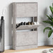 Pantofar, gri beton, 59x17x108 cm, lemn compozit - WALTI WALTI