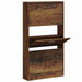 Pantofar, stejar fumuriu, 59x17x108 cm, lemn compozit - WALTI WALTI