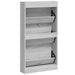 Pantofar, gri sonoma, 59x17x108 cm, lemn prelucrat - WALTI WALTI