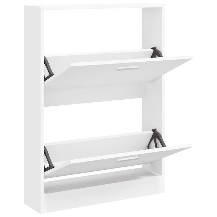 Dulap pentru pantofi, alb, 59x17x81 cm, lemn stratificat WALTI