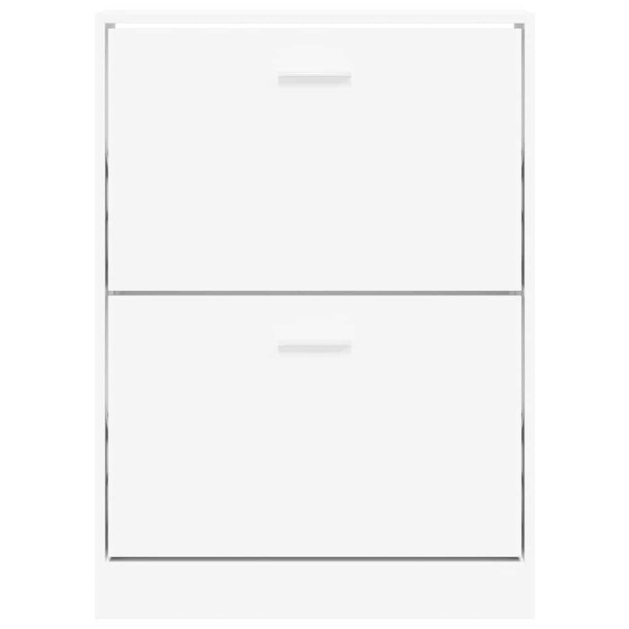 Dulap pentru pantofi, alb, 59x17x81 cm, lemn stratificat WALTI