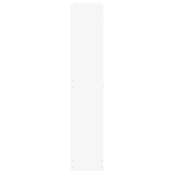 Dulap pentru pantofi, alb, 59x17x81 cm, lemn stratificat WALTI