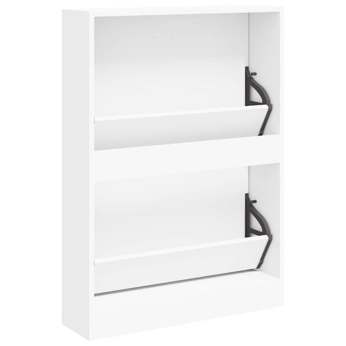 Dulap pentru pantofi, alb, 59x17x81 cm, lemn stratificat WALTI