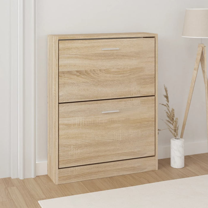 Dulap pantofi stejar 59x17x81 cm lemn stratificat WALTI