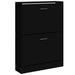 Pantofar, negru, 59x17x81 cm, lemn compozit - WALTI WALTI
