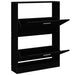 Pantofar, negru, 59x17x81 cm, lemn compozit - WALTI WALTI