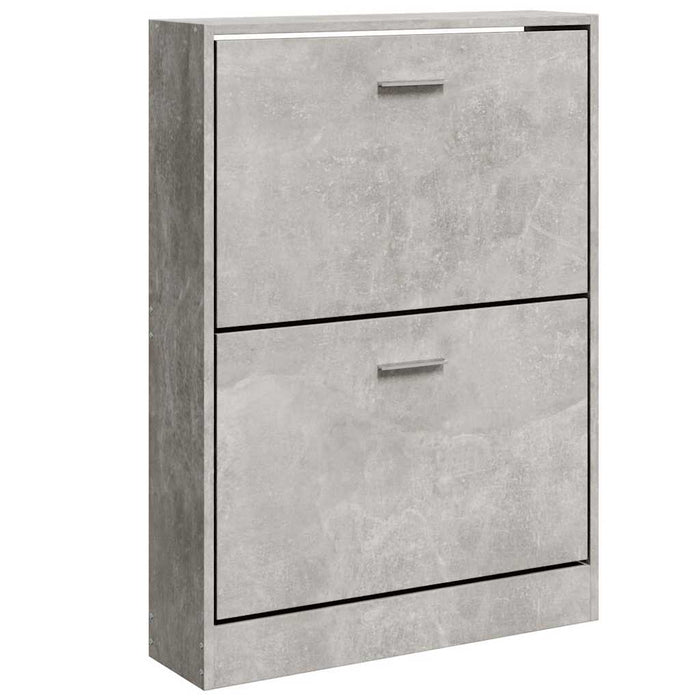 Pantofar, gri beton, 59x17x81 cm, lemn compozit - WALTI WALTI