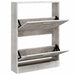 Pantofar, gri beton, 59x17x81 cm, lemn compozit - WALTI WALTI