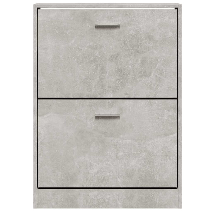 Pantofar, gri beton, 59x17x81 cm, lemn compozit - WALTI WALTI