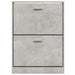 Pantofar, gri beton, 59x17x81 cm, lemn compozit - WALTI WALTI