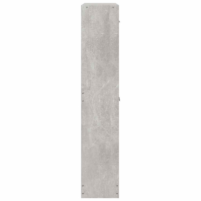 Pantofar, gri beton, 59x17x81 cm, lemn compozit - WALTI WALTI