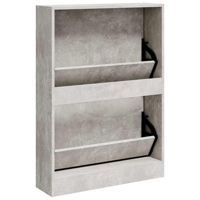 Pantofar, gri beton, 59x17x81 cm, lemn compozit - WALTI WALTI