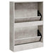 Pantofar, gri beton, 59x17x81 cm, lemn compozit - WALTI WALTI
