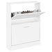 Pantofar, alb extralucios, 59x17x81 cm, lemn prelucrat - WALTI WALTI