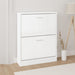 Pantofar, alb extralucios, 59x17x81 cm, lemn prelucrat - WALTI WALTI