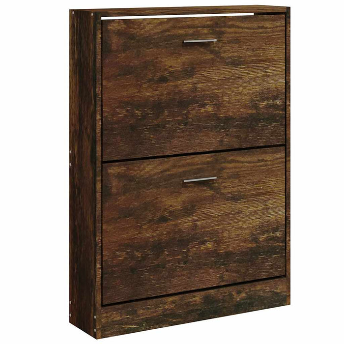 Pantofar, stejar fumuriu, 59x17x81 cm, lemn compozit - WALTI WALTI