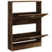 Pantofar, stejar fumuriu, 59x17x81 cm, lemn compozit - WALTI WALTI