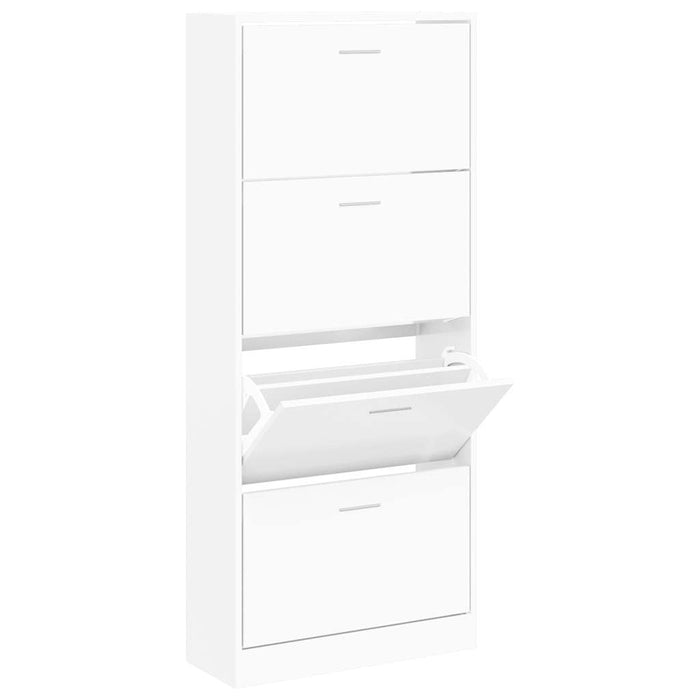 Pantofar, alb, 63x24x147 cm, lemn prelucrat - WALTI WALTI