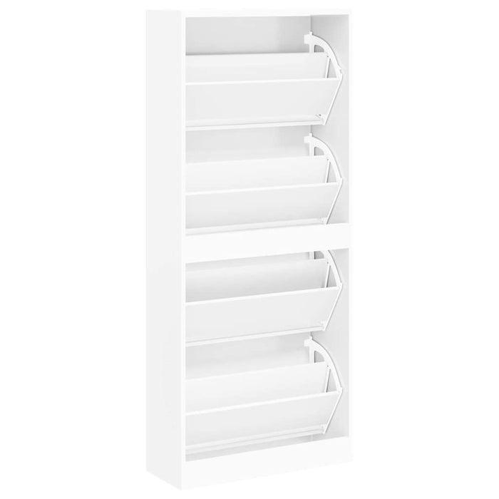 Pantofar, alb, 63x24x147 cm, lemn prelucrat - WALTI WALTI