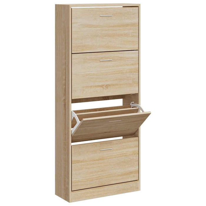 Pantofar, stejar sonoma, 63x24x147 cm, lemn prelucrat - WALTI WALTI