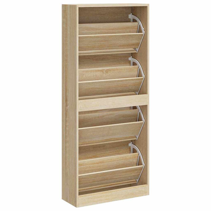 Pantofar, stejar sonoma, 63x24x147 cm, lemn prelucrat - WALTI WALTI