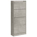 Pantofar, gri beton, 63x24x147 cm, lemn compozit - WALTI WALTI