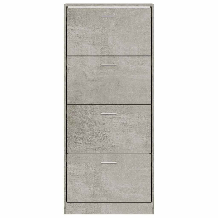Pantofar, gri beton, 63x24x147 cm, lemn compozit - WALTI WALTI