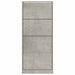 Pantofar, gri beton, 63x24x147 cm, lemn compozit - WALTI WALTI