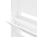 Pantofar, alb extralucios, 63x24x147 cm, lemn compozit - WALTI WALTI