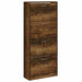 Pantofar, stejar fumuriu, 63x24x147 cm, lemn compozit - WALTI WALTI