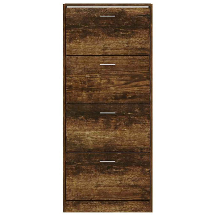Pantofar, stejar fumuriu, 63x24x147 cm, lemn compozit - WALTI WALTI