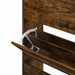 Pantofar, stejar fumuriu, 63x24x147 cm, lemn compozit - WALTI WALTI