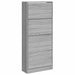 Pantofar, gri sonoma, 63x24x147 cm, lemn prelucrat - WALTI WALTI