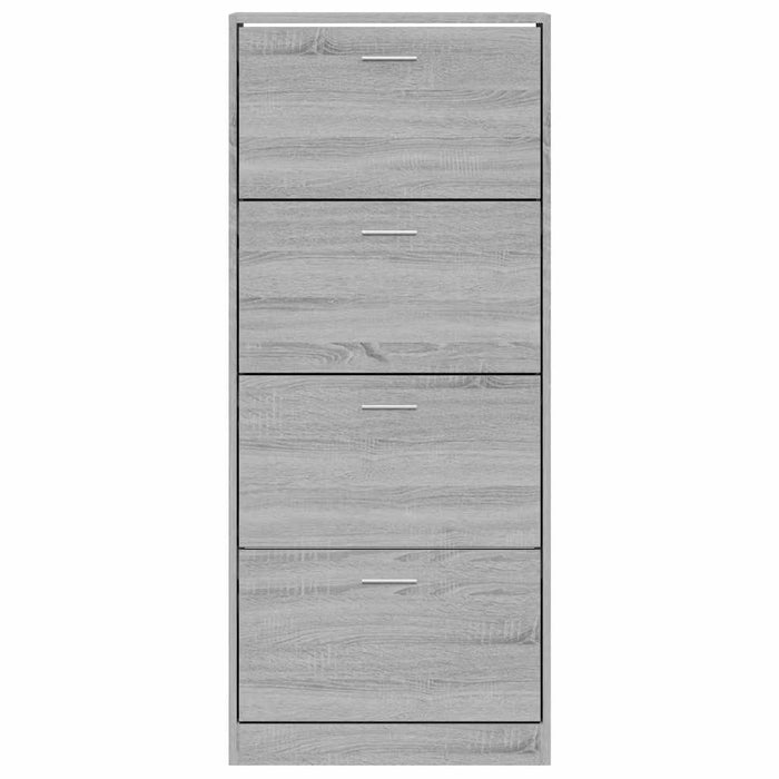 Pantofar, gri sonoma, 63x24x147 cm, lemn prelucrat - WALTI WALTI