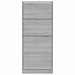 Pantofar, gri sonoma, 63x24x147 cm, lemn prelucrat - WALTI WALTI