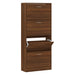 Pantofar, stejar maro, 63x24x147 cm, lemn compozit - WALTI WALTI