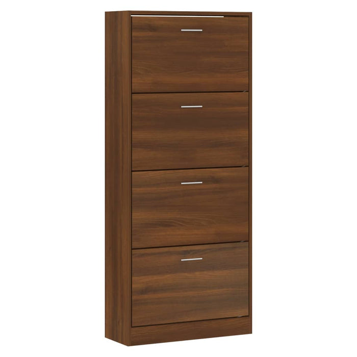 Pantofar, stejar maro, 63x24x147 cm, lemn compozit - WALTI WALTI