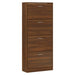 Pantofar, stejar maro, 63x24x147 cm, lemn compozit - WALTI WALTI