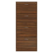 Pantofar, stejar maro, 63x24x147 cm, lemn compozit - WALTI WALTI