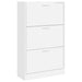 Pantofar, alb, 63x24x103 cm, lemn compozit - WALTI WALTI