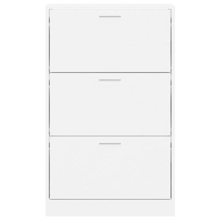 Pantofar, alb, 63x24x103 cm, lemn compozit - WALTI WALTI