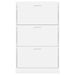Pantofar, alb, 63x24x103 cm, lemn compozit - WALTI WALTI