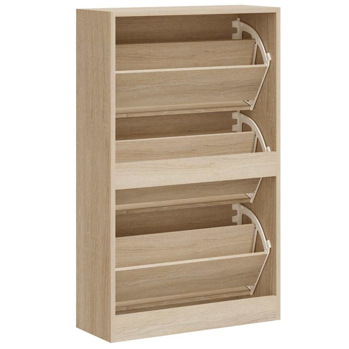 Pantofar, stejar sonoma, 63x24x103 cm, lemn prelucrat - WALTI WALTI
