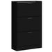 Pantofar, negru, 63x24x103 cm, lemn compozit - WALTI WALTI