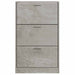 Pantofar, gri beton, 63x24x103 cm, lemn compozit - WALTI WALTI