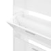 Pantofar, alb extralucios, 63x24x103 cm, lemn compozit - WALTI WALTI