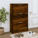 Pantofar, stejar fumuriu, 63x24x103 cm, lemn compozit - WALTI WALTI