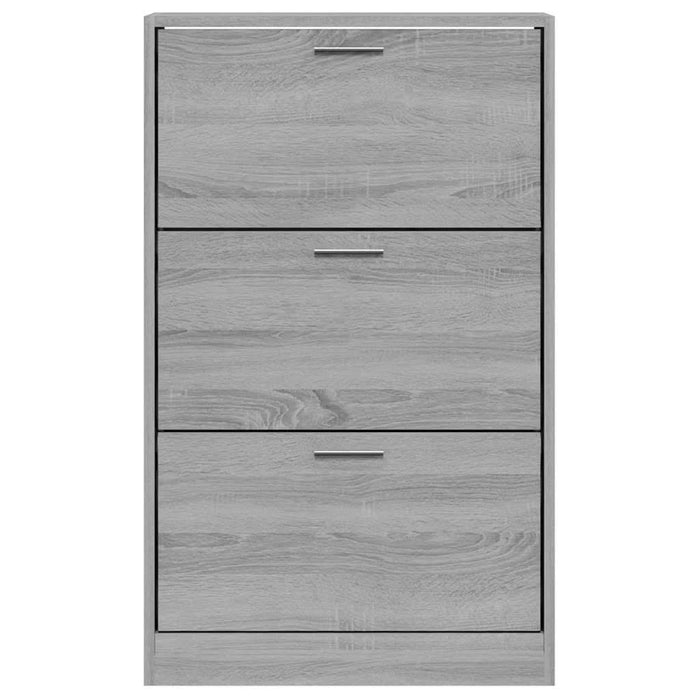 Pantofar, gri sonoma, 63x24x103 cm, lemn prelucrat - WALTI WALTI