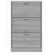 Pantofar, gri sonoma, 63x24x103 cm, lemn prelucrat - WALTI WALTI