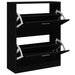Pantofar, negru, 63x24x81 cm, lemn compozit - WALTI WALTI